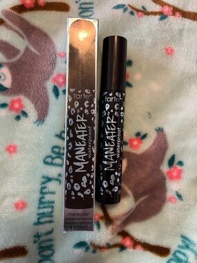 tarte Maneater Waterproof Mascara — Black with White Leopard Print